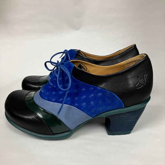 *BRAND NEW* Fluevog 2016 Hopefuls VOW, Blue/Green, Size 9.5 (best for 8/8.5)! - Picture 3 of 11